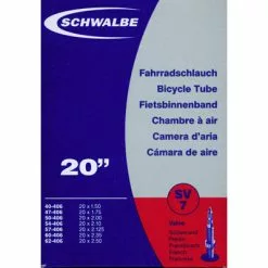 Chambre à Air 20 Pouces Schwalbe -Magasin De Pneus Reha chambre a air valve presta pour velo 20 x 1 50 2 50 schwalbe full
