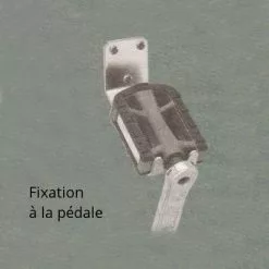 Crochet Mural Pour Vélo Fixation à La Pédale - Point -Magasin De Pneus Reha crochet mural pour velo fixation a la pedale point full 3