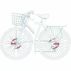 Lampes Vélo Sans Piles Sur Moyeu SL200 Reelight 9 Lampes Vélo Sans Piles Sur Moyeu SL200 Reelight -Magasin De Pneus Reha dessin reelight lampes velo sl200