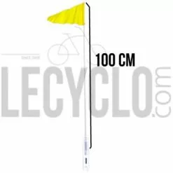 Messingschlager Drapeau De Sécurité Pour Vélo Et Remorque 14 Messingschlager Drapeau De Sécurité Pour Vélo Et Remorque -Magasin De Pneus Reha drapeau de securite pour velo et remorque 100CM jaune