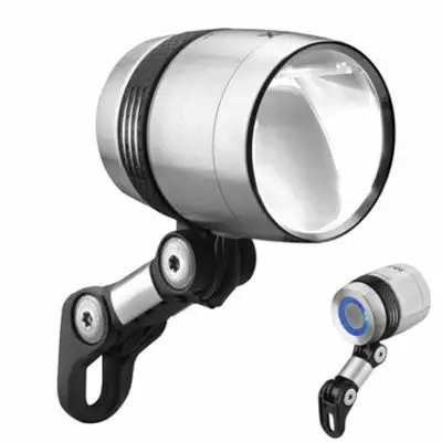 Busch-mueller Eclairage Vélo 100 Lux Sur Fourche IQ-X Argent Busch And Muller 1 Busch-mueller Eclairage Vélo 100 Lux Sur Fourche IQ-X Argent Busch And Muller