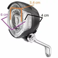 Busch-mueller Feu Avant Pour Vélo Lumotec Lyt B N Sur Dynamo-moyeu -Magasin De Pneus Reha feu avant pour velo lumotec lyt b n sur dynamo moyeu full 4