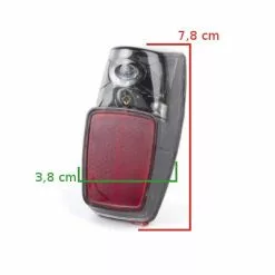 Ikzi Light Feu De Vélo Arrière Sur Garde Boue à Pile -Magasin De Pneus Reha feu de velo arriere sur garde boue a pile full 4