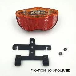 Q-Lite Eclairage Arrière Et Catadioptre Sur Porte-bagage De Vélo -Magasin De Pneus Reha feu qlite2