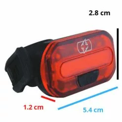 Feu Vélo Arrière à LED Sur Tige De Selle Oxford -Magasin De Pneus Reha feu velo arriere a led sur tige de selle oxford full 3