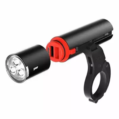 Feu Vélo Avant 700 Lumens PWR ROAD Avec Batterie Externe Knog 2 Feu Vélo Avant 700 Lumens PWR ROAD Avec Batterie Externe Knog – Image 2