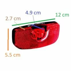 Busch-mueller Feu Vélo Pour Porte Bagage DToplight Permanent -Magasin De Pneus Reha feu velo pour porte bagage dtoplight permanent full 4