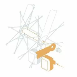 Feux Vélo Sur Moyeu AMS Light + Reelight Avec Condensateur -Magasin De Pneus Reha feux velo sur moyeu ams light reelight avec condensateur full 5