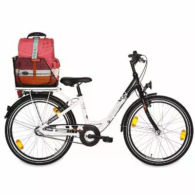 Grand Panier De Vélo Noir Sur Porte Bagage Arrière Class Basil 6 Grand Panier De Vélo Noir Sur Porte Bagage Arrière Class Basil – Image 6