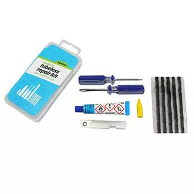 Kit Réparation Pour Pneus Vélo Tubeless Avec Mèches Weldtite 1 Kit Réparation Pour Pneus Vélo Tubeless Avec Mèches Weldtite