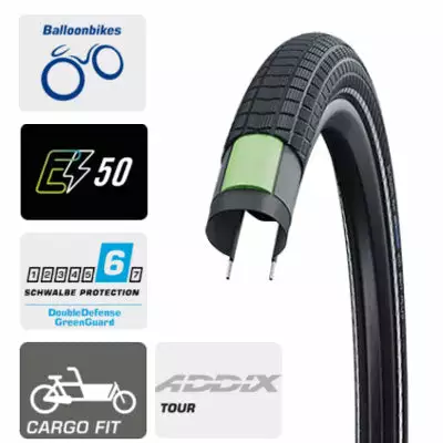 Pneu Ballon Big Ben Plus Schwalbe 20 X 2.15 E-bike Et Cargos 6 Pneu Ballon Big Ben Plus Schwalbe 20 X 2.15 E-bike Et Cargos – Image 6