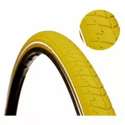 Pneu Vélo Coloré 700 Dutch Perfect SRI 27 No Puncture -Magasin De Pneus Reha pneu de velo anti crevaison jaune 700x38c dutch perfect full