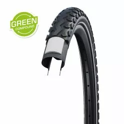 Pneu Vélo Schwalbe Land Cruiser Plus Green Compound 24 X 2.00 Pouces
