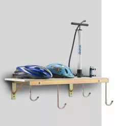 Andrys Porte-vélos Mural 4 Places Avec étagère