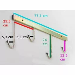 Andrys Porte-vélos Mural 4 Places Avec étagère -Magasin De Pneus Reha porte velos mural 4 places avec etagere full 3