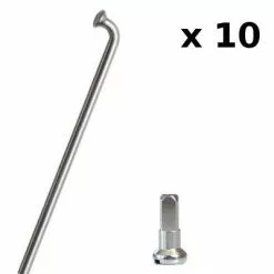 CN-Spoke Rayons Roue De Vélo Avec écrous à Rayon - Kit De 10 Pièces