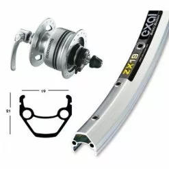 Exal Roue 28 Pouces Avec Dynamo Dans Moyeu C3000 -Magasin De Pneus Reha roue 28 pouces avec dynamo dans moyeu c3000 full 3