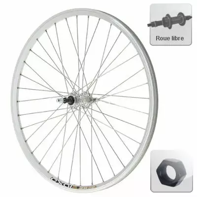 Exal Roue Arrière 28 Pouces Alu Roue Libre Serrage écrou 1 Exal Roue Arrière 28 Pouces Alu Roue Libre Serrage écrou