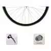 Brandless Roue Arrière Vélo Course 700 Noir Mat Cassette 7/8/9 Vitesses