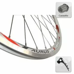 Roue Arrière Vélo De Route 700 Cassette 7/9 Vitesses Remerx