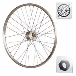 Exal Roue Avant 28 Pouces Avec Dynamo Dans Moyeu à écrou