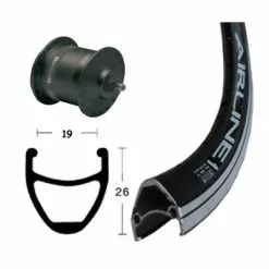 Roue Vélo Avant Noire Moyeu Dynamo 28 Pouces Rodi -Magasin De Pneus Reha roue velo avant noire moyeu dynamo 28 pouces rodi full 4