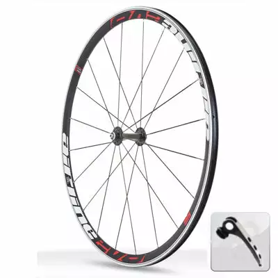 Roue Vélo Avant Noire Profilée 700 Rodi Airline Evo 1 Roue Vélo Avant Noire Profilée 700 Rodi Airline Evo