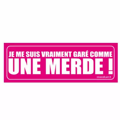 GCUM Sticker Garé Comme Une Merde 2 GCUM Sticker Garé Comme Une Merde – Image 2